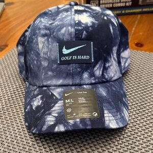 NWT! Nike Navy Tie-Dye Golf Cap